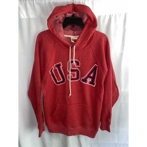 HOMAGE Red USA Hoodie